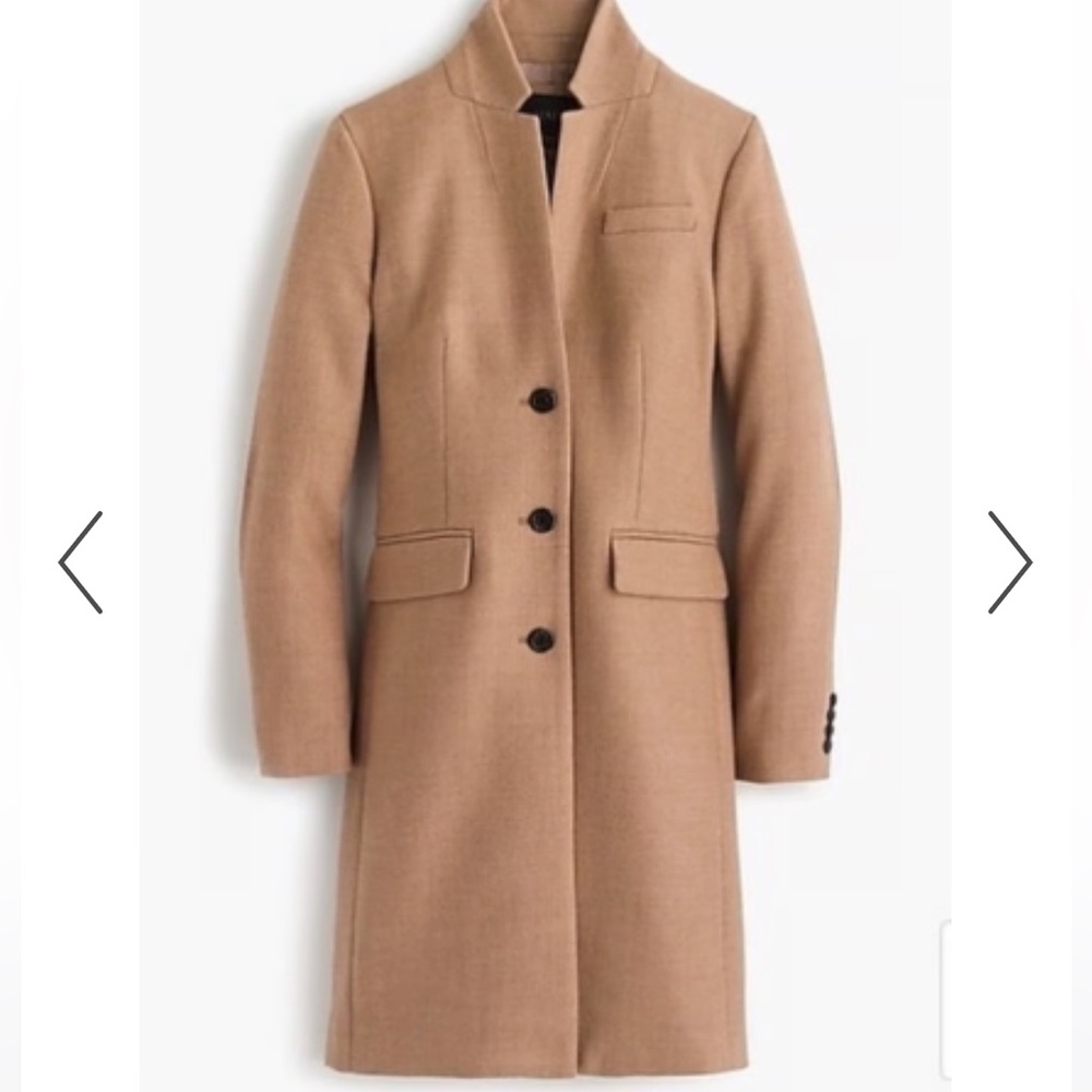 J Crew Regent coat in camel, size 8